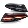 LHyfA Auto Fari Posteriori per VW Golf MK7 Golf 7 5 TSI TDI 2013-2019,Gruppo Fanale Posteriore per Fanale Posteriore Freno Luci Stop Lampada Parcheggio,Smoke