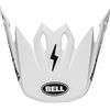 BELL MX-9 Visiera di ricambio per casco/Peak Fasthouse Gloss Bianco/Nero
