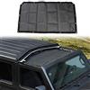 JeCar JL Sunshade Mesh Bikini Top Tetto Parasole Parasole Accessori Esterni per Jeep Wrangler JL JLU & 2020 Jeep Gladiator JT, Nero