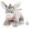 Sterntaler Carillon a forma di asino Emmi Girl, morbido peluche per addormentarsi con meccanismo intercambiabile, canzone delle nanne La-Le-Lu, lavabile, rosa