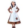 amscan (PLL (Fix 40/50) (9000648) Bambino Ragazze NUOVO Vittoriano Ragazza Costume (5-6yr) [Pre006]