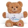 Trudi Bear Marlon T-SHIRT NAPOLI | Peluche con maglietta città italiane, gift ricordo gadget viaggi | 32x30x20 cm taglia M | Souvenir | modello 15047