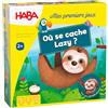HABA - I miei primi giochi - Dove si nasconde Lazy? - Gioco da tavolo - Gioco di animazione - 4 anni in più - 306601, verde