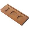 Espositore Per Carte Con Incavi, Triplo Scomparto In Legno, Porta Carte
