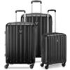 Roncato KINETIC 2.0 SET VALIGIE (Grande, Medio, Cabina) - Nero
