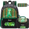 HTgroce Zaino Prima Elementare Bambino Set - Zainetto Scuola Primaria Leggero- Regalo di Compleanno per Bambine 6 anni
