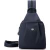 Generic Mini zaino da donna 3 in 1, con cerniera, in tessuto Oxford antifurto, leggero, morbido, convertibile, per viaggi e uso quotidiano, Marina Militare, taglia unica, Zaino da viaggio