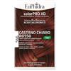 Euphidra Colorpro Gel Colorante Capelli Xd 566 Castano Chiaro Rosso 50 Ml + Attivante + Balsamo + Guanti