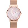 PAUL VALENTINE® Orologio donna con cinturino in rete - 32, 36 o 38 mm - Vari colori con quadrante metallico - Elegante orologio con movimento al quarzo giapponese