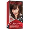 Revlon ColorSilk Colorazione Permanente Capelli Fai-da-te a Casa, Senza Ammoniaca e Arricchita con Cheratina, 32 - Castano Mogano Scuro