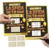 KAÏDENSÏ Gratta e Vinci 18 Anni Ragazzo - Regalo Compleanno Gadget Set 2 | 2 Biglietti lotteria Personalizzabili a mano, Formato A5 15 x 21 cm, Idea Consegna Regalo