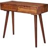 FineBuy Consolle 90x36x76 cm Legno Massello di Sheesham con Cassetti | consolle piccolo in stile country, credenza in vero legno per ingresso e corridoio, pezzo unico fatto a mano