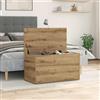Generico Cassapanca Rovere Artigianale 84x42x46 cm Legno Ingegnerizzato,Mobili,Armadietti e portaoggetti,Bauli e cassapanche-856569