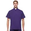 BPURB Camicia Polo Prete da Uomo con Colletto Sacerdote Camicia Clergyman a Maniche Corte per Clero