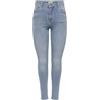 Only ONLPOWER Mid Push UP SK DNM AZG944 Noos, Jeans Donna, Special Bright Blue Denim, XLW / 30L