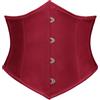 SCARLET DARKNESS Cintura da corsetto da donna Steampunk Vintage Lace Up Cintura larga