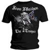 Iron Maiden Ripleys Clothing - Maglietta ufficiale Iron Maiden Sketched Trooper, vintage, disponibile in tutte le taglie