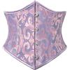 SCARLET DARKNESS Cintura corsetto da donna, stile steampunk, vintage, con lacci, fascia vita larga, 48