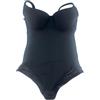 SIELEI EveryBody 1862 Body Modellante Donna con Coppe Imbottite e Ferretto (NERO, 7)