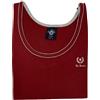 BE BOARD Canotta Smanicato Uomo Girocollo con Profili Taglie Forti Art 916C Rosso (3XL)