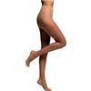 POMPEA 6 Paia Collant Donna Vani 20 den. Polvere Dorata 5/XL