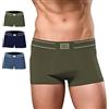 FOCENZA Boxer Uomo in Microfibra Elasticizzata | 3 Pezzi | Vari Colori | Mutande Uomo Comode | Buon Sostegno | Senza Cuciture | Made in Italy