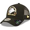 New Era A-Frame Fan Kappe Lucky Rabbit Motiv schwarz A-Frame Hase Mesh Einsatz - One-Size