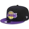 New Era - NBA Los Angeles Lakers Contrast Side Patch 9Fifty Snapback Cap Colore Nero, Nero , S/M