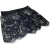 IKFGTJRE Estensori per Camicia Camicia Extender Sottogonna Minigonna Camicetta a coda falsa Donna Sottoveste corta in pizzo bianco nero All'aperto(Black)