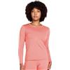 LAPASA Pacco da 2 o 1 Maglia Termica Donna Manica Lunga Fodera in Micro Pile - Pigiama Abbigliamento Intimo Canottiera Calda Elastica Traspirante Sportiva Rosa2(Caldo) S