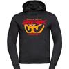Berik The New Eye Felpa, nero/arancione/rosso, M