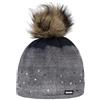 Eisbär Beanie Dip Dye Lux Crystal Donna - Made in Austria Berretto Invernale da con Fodera, Fodera Autunno/Inverno Inverno - Taglia Unica Blu Scuro