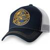 STARS & STRIPES Trucker Stay Wild - Cappellino western con ricamo e chiusura a scatto, Blu selvatico, Taglia unica
