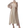CuLtP Cardigan Donna Elegante Giacca Bolero Lunga da Donna Estiva Leggera Spolverino in Seta di Ghiaccio con Spolverino Cardigan Aperto sul Davanti Casual Vestaglia Camicetta Abiti da Sera Mantella C