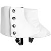 HOEACXY Gangster Spats 20s Stivali in Pelle da Uomo Snap Spats Stile Vintage Dapper Uomini Ghette Spats Accessori Costume, Bianco, Medium