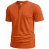 TACVASEN Camicia Henley Magliette Uomo Manica Corta Tshirt Uomo Cotone | Basic, Estive, Tshirt Casual, Magliette da Lavoro, Old Money Style, Maglia Bottoni