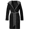 Vossen 141712-766 Women's Juno Graphite Grey Dressing Gown Loungewear Bath Robe Robe XLarge