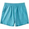 Amy Coulee Pantaloni da notte corti da uomo, in cotone, 4, leggeri, pantaloni corti da pigiama con tasche, Turchese chiaro, L