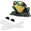 Acefrog - Kit di ricambio in gomma per occhiali da sole Oakley Pit Bull bianco Taglia unica