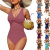 uxxnjfg Costume Donna Intero Contenitivo Costume Donna Senza Segni Abbronzatura Bagno Vestiti Coordinati Estivi a Fascia Abbigliamento Curvy Vita Alta Mare