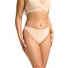Modibodi Intimo mestruale - Bikini sgambato senza cuciture - Flusso moderato 30 ML, Beige, 48