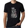 Ultrabasic Uomo Maglietta Pensez en Dehors de la boîte - Think Outside The Box - T-Shirt Stampa Grafica Divertente Vintage Idea Regalo Originale alla Moda Nero Profondo 4XL