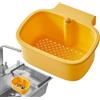 Generic Cestello per lavello da cucina - Scolapiatti retrattile per lavandino, multiuso, per scolare verdure, rubinetto, per cucina quotidiana, cucina, bagno, doccia