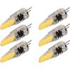 Hztyyier 6 Pz G4 220V Piccola Lampadina Gel Cob Lampada Lampadina per Parete Camera Lampadina Cob Piccola Lampadina Lampadina Casa per Lampada a Sospensione Led Ampul 220V Lampadina