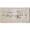 GBiancheria Tappeto Cucina Antiscivolo Pixel by Suardi, Passatoia Lavabile Jacquard in Ciniglia, Made in Italy, Runner per Cucina Bagno Corridoio, Varie Misure e Colori (Tortora, 55x240 cm)
