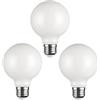 SD LUX G80 E27 Vintage Globe Decorative Edison Lampadine LED (non dimmerabili) 8W 1000lm (Equi. 100W), CRI>90, 2700K bianco caldo (3, G80-bianco)