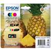EPSON - 604xl Cartuccia D'inchiostro 4 Pz Originale Resa Elevata (xl) Nero, Ciano, Magenta, Giallo