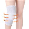 Bonvie.shop Ginocchiere per il ginocchio, fascia elastica per lo sport, grigio, numero di pezzi: 1 coppia, taglia: S