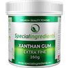 Special Ingredients XANTHAN 250 g polvere extra fine di alta qualità - senza glutine, non OGM (etichette e istruzioni in lingua tedesca).