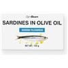 GymBeam Sardine Ricche di Proteine 10 x 125 g, Omega 3, Con Olio di Oliva di Qualità dalla Costa del Marocco, Snack Salutare per Atleti, Peso Sgocciolato 90g, Ideale per Viaggi e Piatti Vari